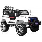 Elektrické autíčko Raptor Drifter 4x4 off road - biele